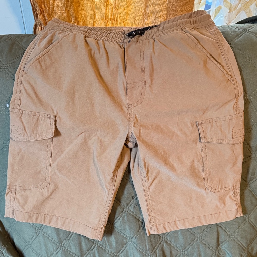 Weatherproof Kids Light Brown Cargo Shorts
